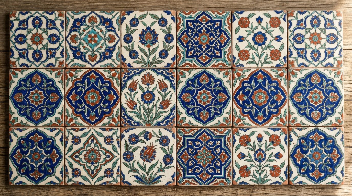 Manisan tiles background